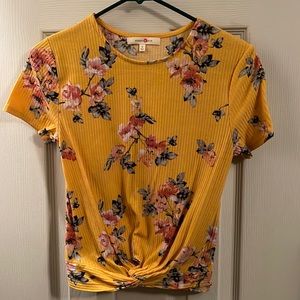 Floral shirt- size medium. Fit is small.